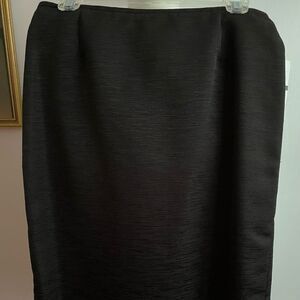 Tahari Black A-line Skirt